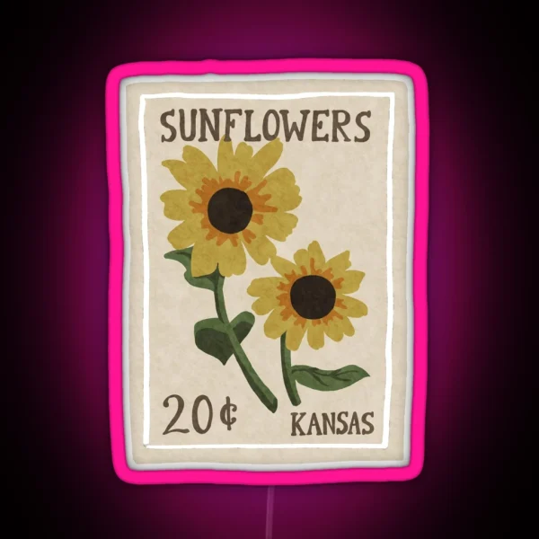 Sunflower Seeds RGB Neon Sign