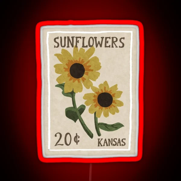 Sunflower Seeds RGB Neon Sign