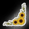 Brighten your space with vibrant sunflower inspired RGB LED signs.
