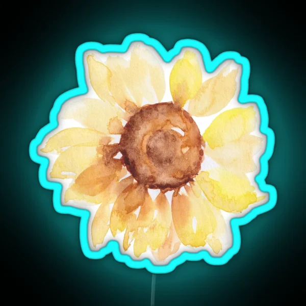 Sunflowers RGB Neon Sign