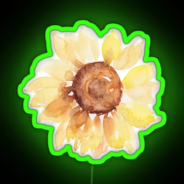 Sunflowers RGB Neon Sign