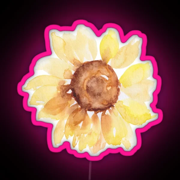 Sunflowers RGB Neon Sign