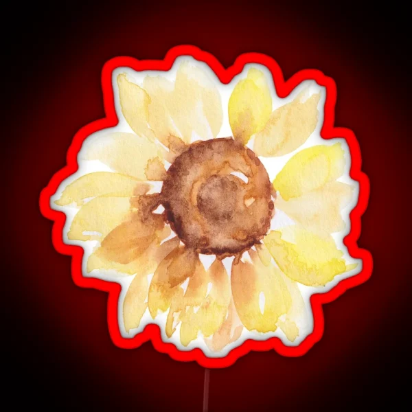 Sunflowers RGB Neon Sign