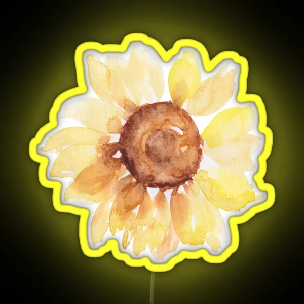 Sunflowers RGB Neon Sign