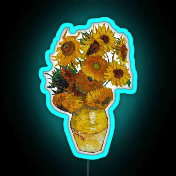 Sunflowers RGB Neon Sign