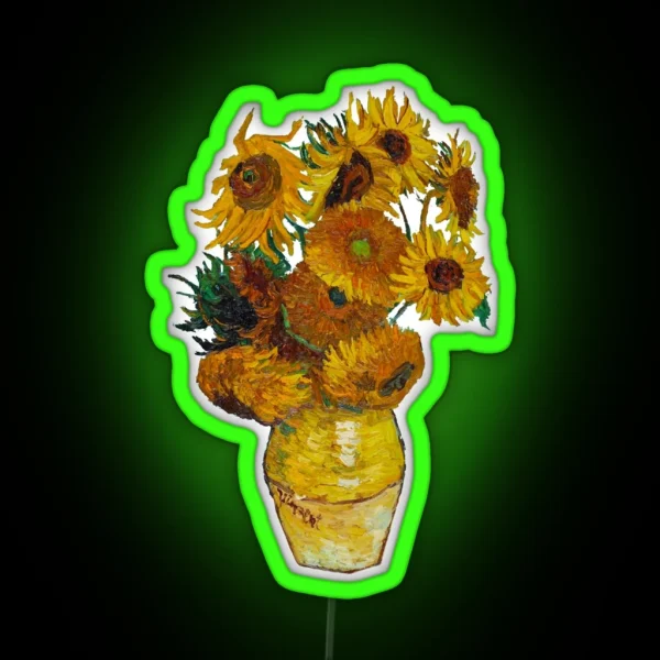 Sunflowers RGB Neon Sign