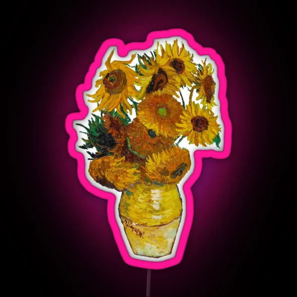 Sunflowers RGB Neon Sign