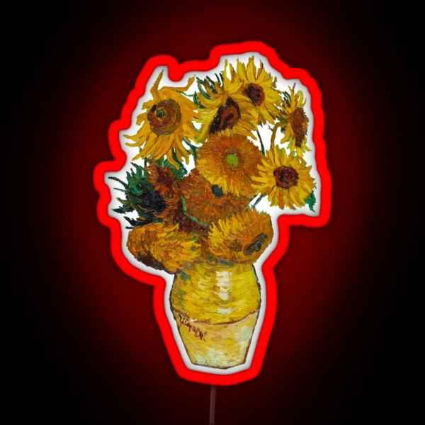 Sunflowers RGB Neon Sign