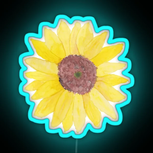 Sunflowers RGB Neon Sign