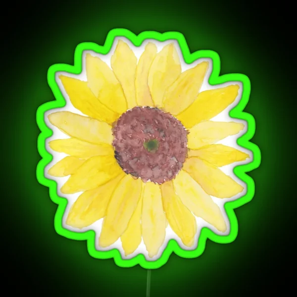 Sunflowers RGB Neon Sign