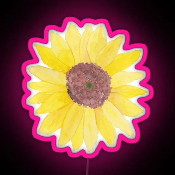 Sunflowers RGB Neon Sign