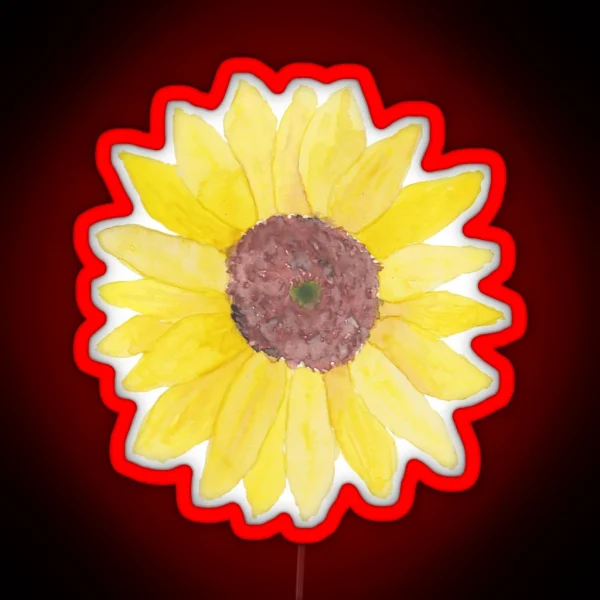 Sunflowers RGB Neon Sign
