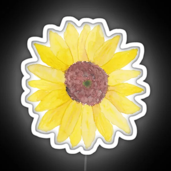 Sunflowers RGB Neon Sign