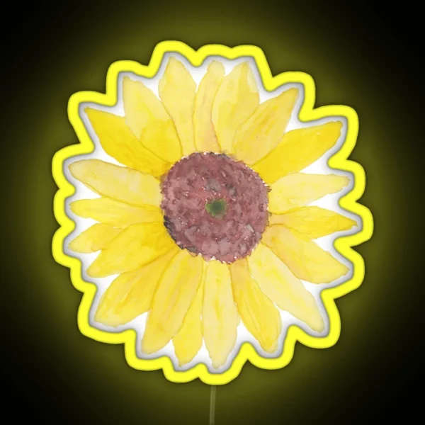 Sunflowers RGB Neon Sign