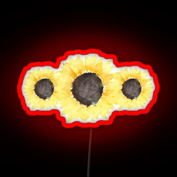 Sunflowers RGB Neon Sign
