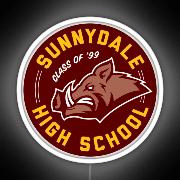 Sunnydale High School Buffy RGB Neon Sign
