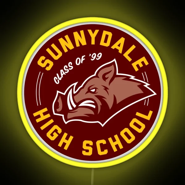 Sunnydale High School Buffy RGB Neon Sign