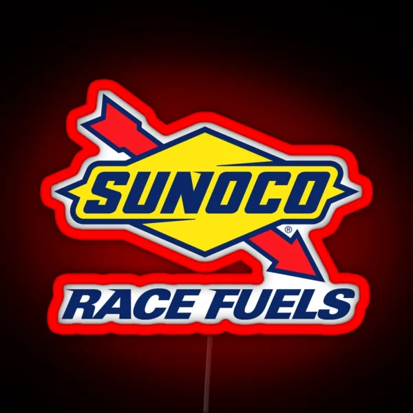 Sunoco Lubricant Fuels Racing Equipment RGB Neon Sign