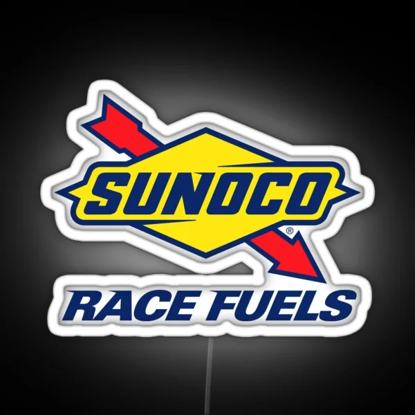 Sunoco Lubricant Fuels Racing Equipment RGB Neon Sign