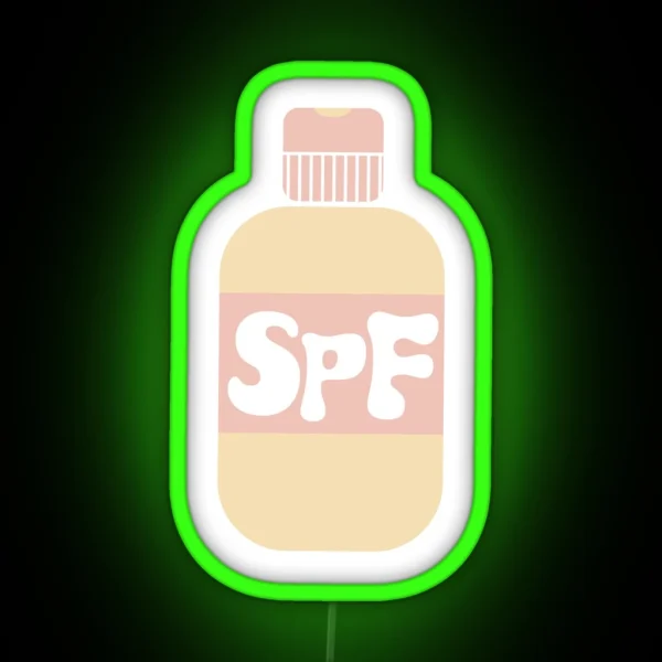 Sunscreen Led RGB Neon Sign