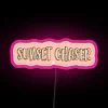 Vibrant LED neon light that captures the beauty of sunset.