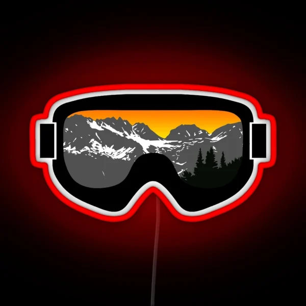 Sunset Goggles 2 Goggle Designs Dopeyart RGB Neon Sign