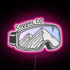 RGB LED Canvas Display for Customizable Colorful Ski Resort Decorations