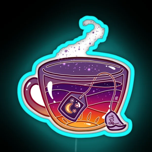 Sunset Tea RGB Neon Sign