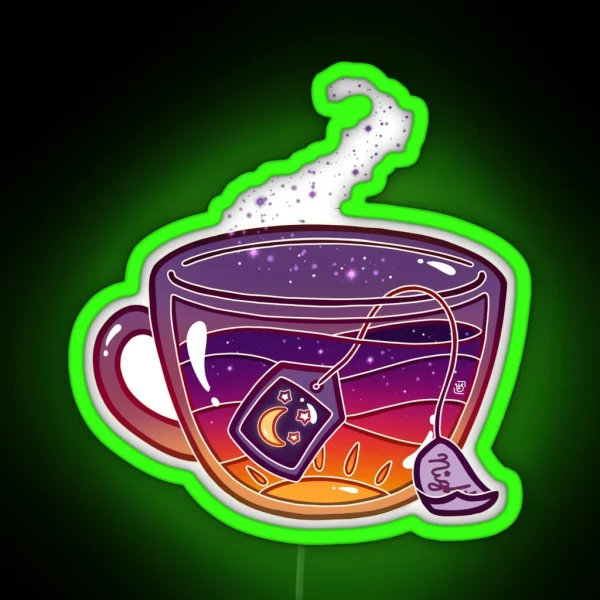 Sunset Tea RGB Neon Sign