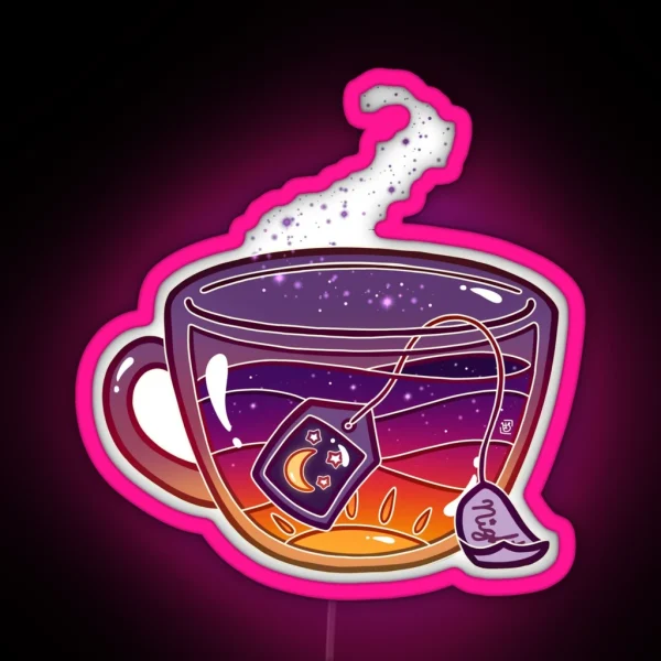 Sunset Tea RGB Neon Sign