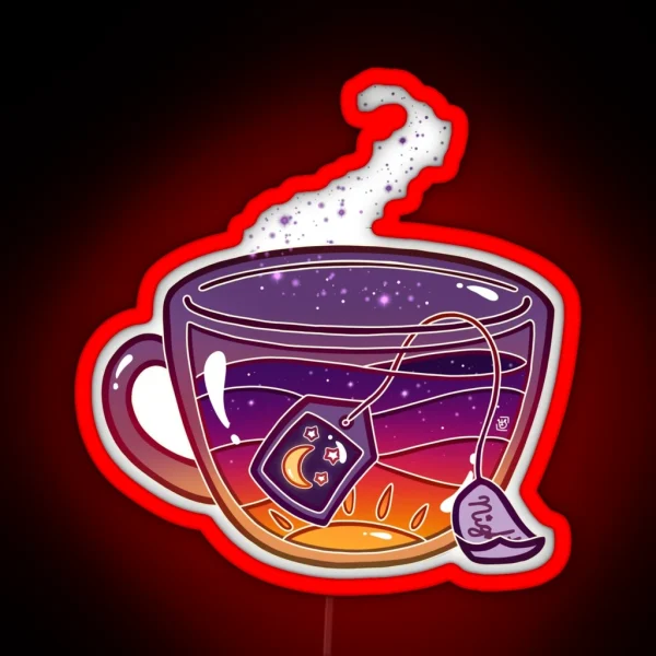 Sunset Tea RGB Neon Sign