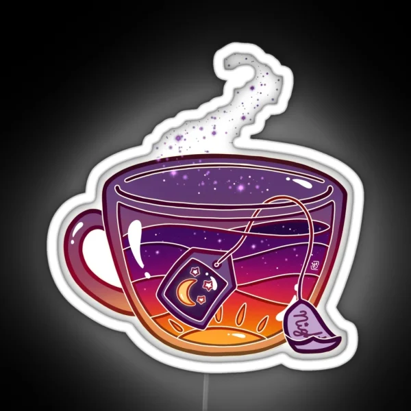 Sunset Tea RGB Neon Sign
