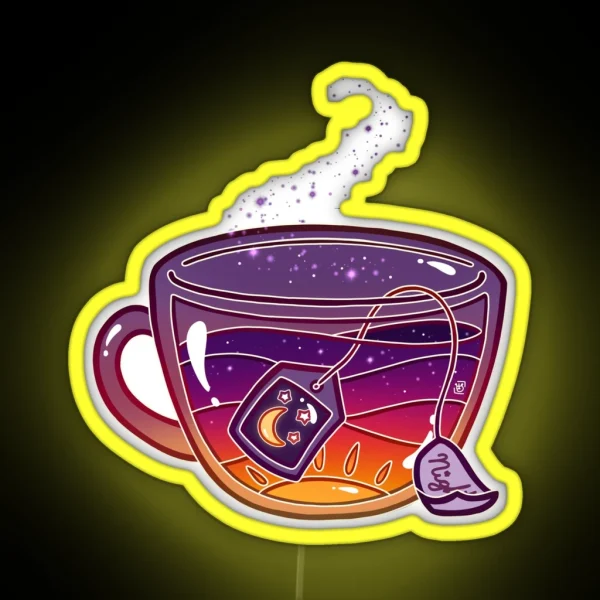 Sunset Tea RGB Neon Sign