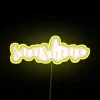 RGB Color Changing LED Sign with Neon Effect Indoor Decoration