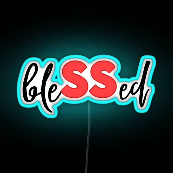 Super Seniors Blessed RGB Neon Sign