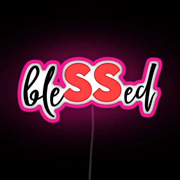 Super Seniors Blessed RGB Neon Sign