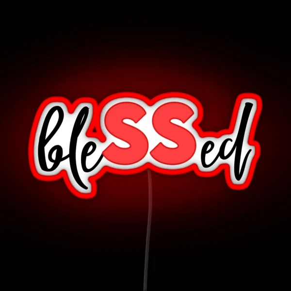 Super Seniors Blessed RGB Neon Sign