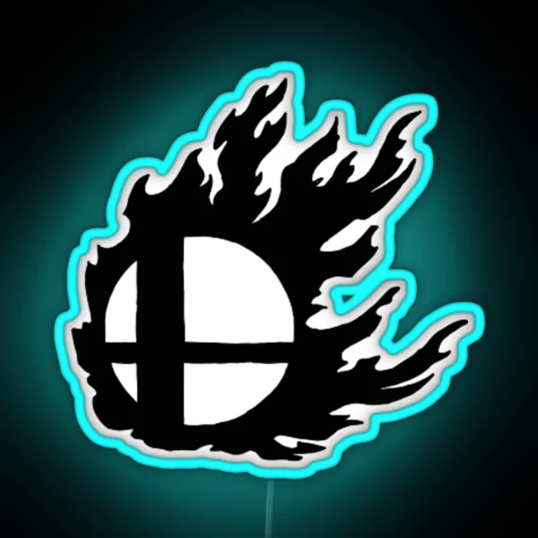Super Smash Bro S Logo RGB Neon Sign