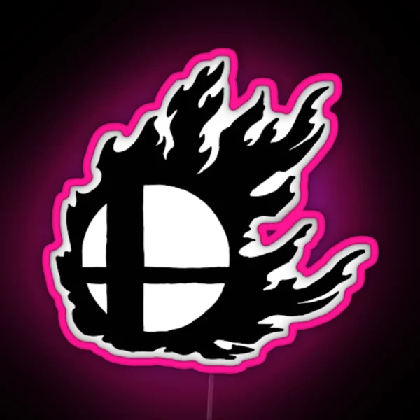 Super Smash Bro S Logo RGB Neon Sign