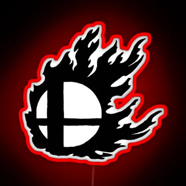 Super Smash Bro S Logo RGB Neon Sign