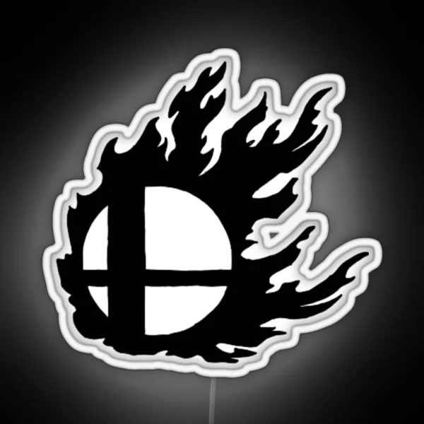 Super Smash Bro S Logo RGB Neon Sign
