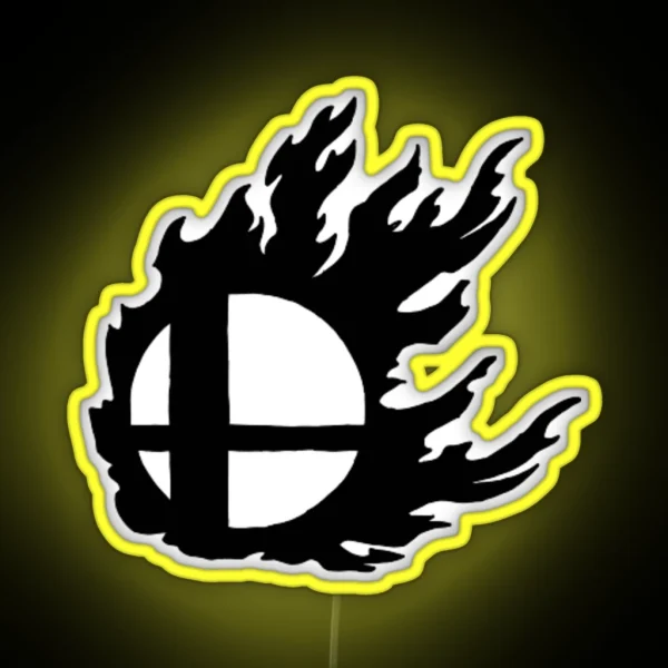 Super Smash Bro S Logo RGB Neon Sign