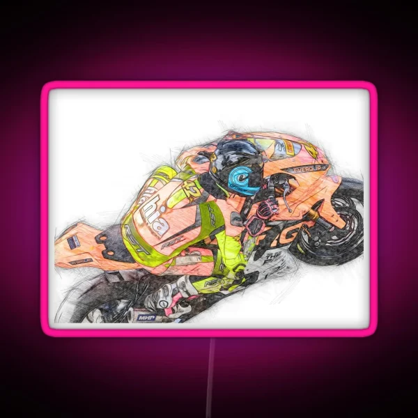 Superbike 42 RGB Neon Sign