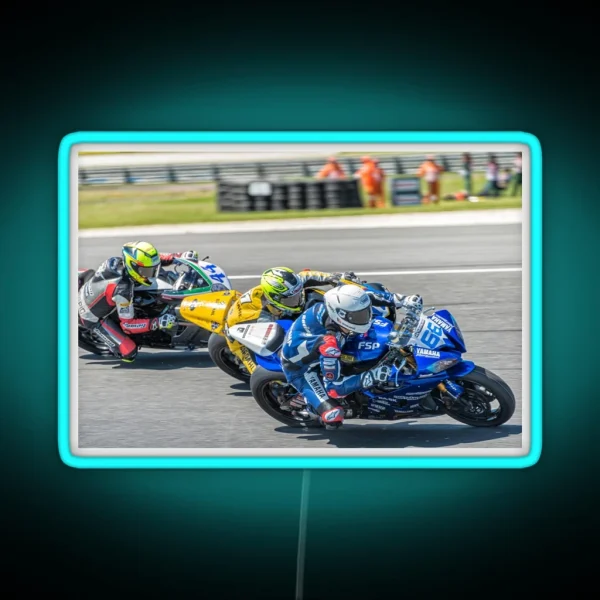 Superbike Racers RGB Neon Sign