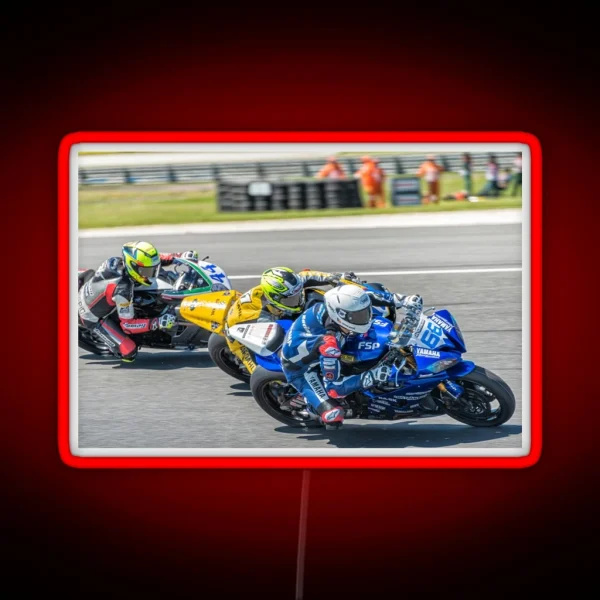 Superbike Racers RGB Neon Sign