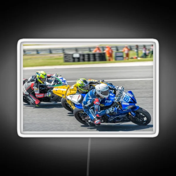 Superbike Racers RGB Neon Sign
