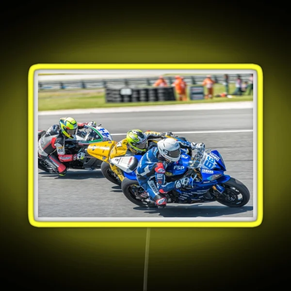 Superbike Racers RGB Neon Sign