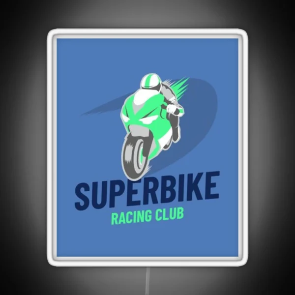 Superbike Racing Club RGB Neon Sign