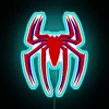 Shining Symbol of Heroism and Courage with Vibrant Colorful Glowing Letters