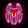 Vibrant color changing superhero LED display wall art signage system